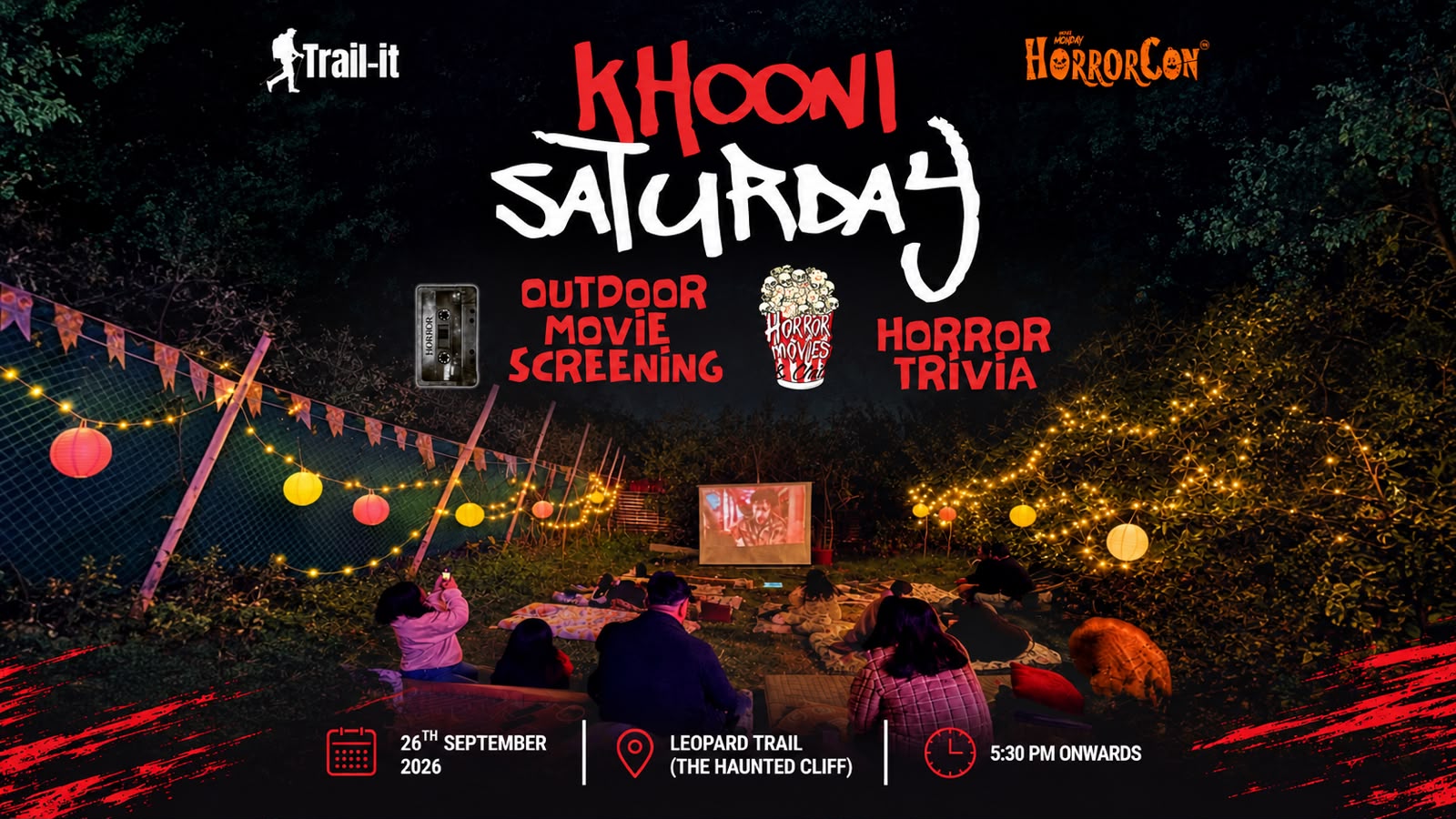 The Outdoor Movie Night and Hiking with Trail it Hiking and Outdoors